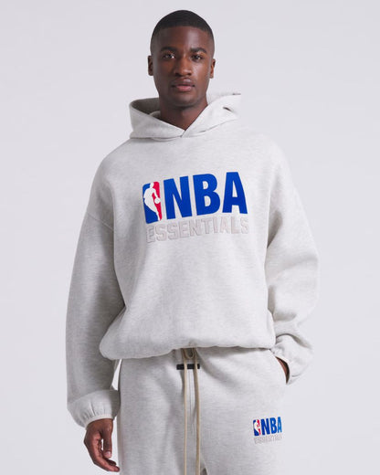 Fear Of God Essentials Hoodie NBA Light Heather