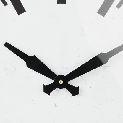 Felix Gray Metal Square Table Clock