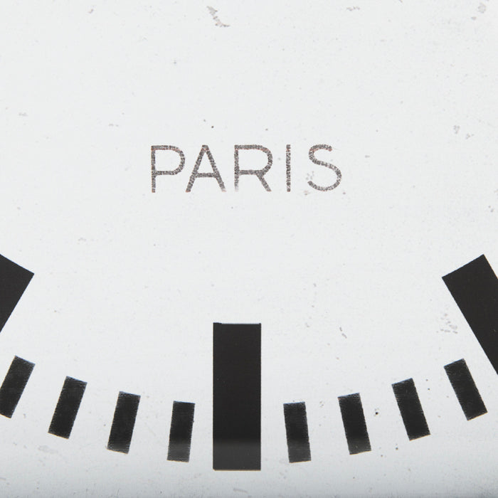 Felix Gray Metal Square Table Clock