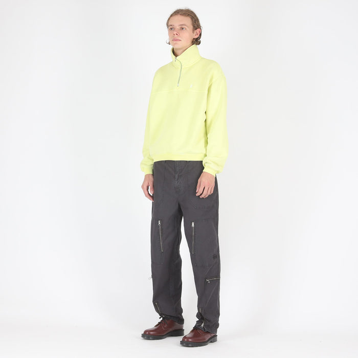 FLEECE ZIP MOCK