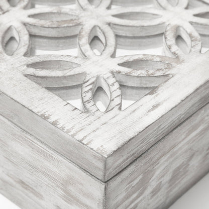 Floribundus (Set of 2) Off-White Decorative Boxes