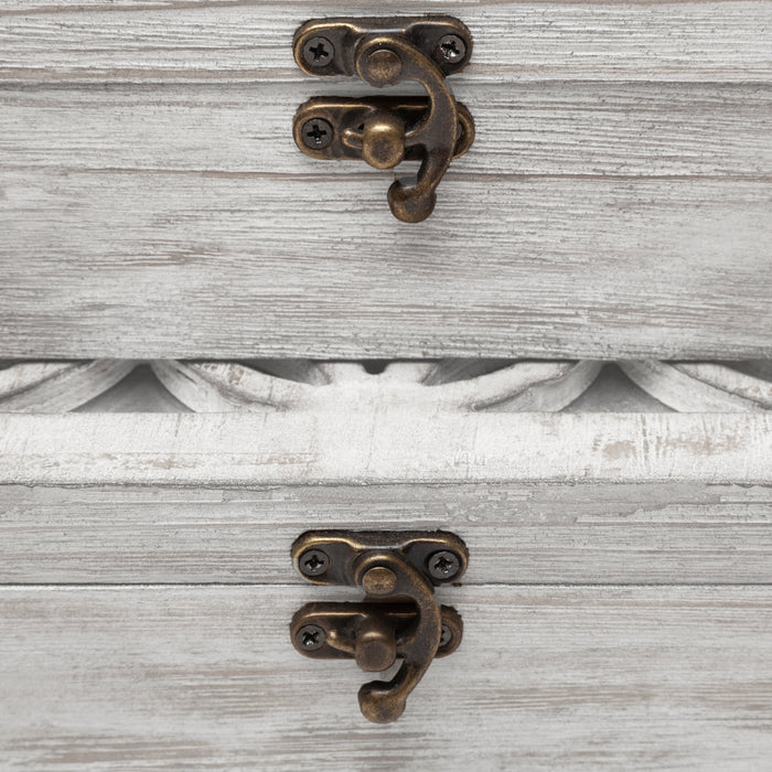 Floribundus (Set of 2) Off-White Decorative Boxes