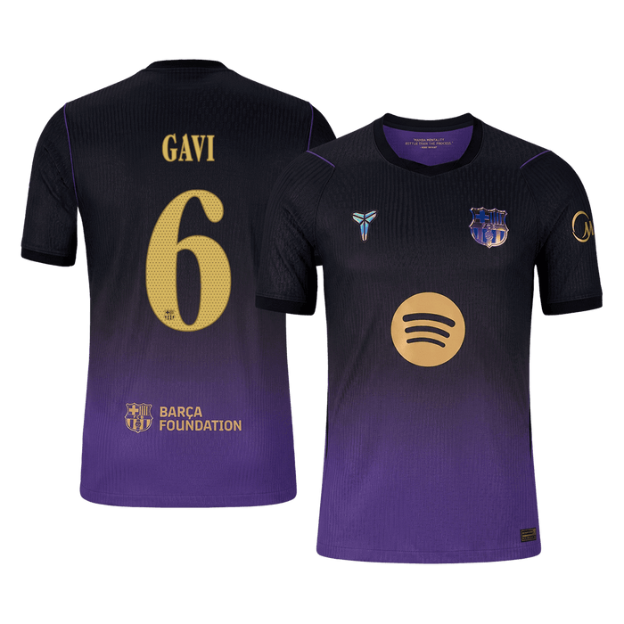 GAVI #6 Barcelona Away Player Version Jersey 2026/27 - UCL