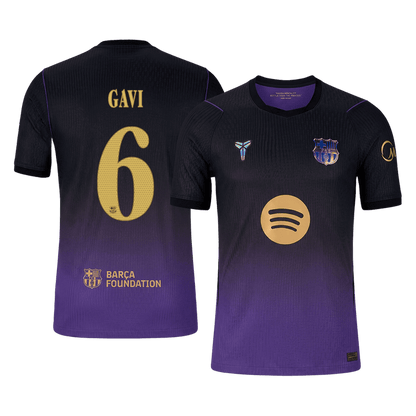 GAVI #6 Barcelona Away Player Version Jersey 2026/27 - UCL