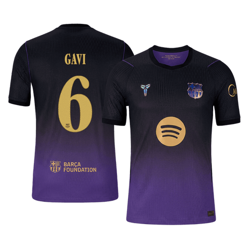 GAVI #6 Barcelona Away Player Version Jersey 2026/27 - UCL