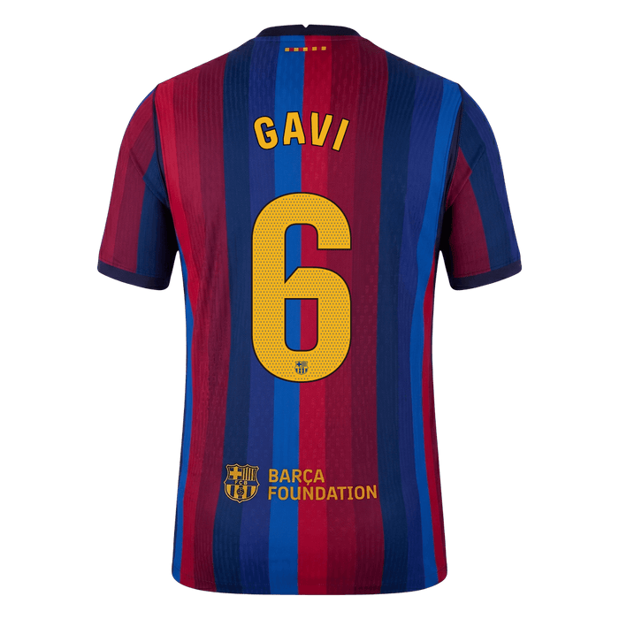 GAVI #6 Barcelona Home Player Version Jersey 2026/27