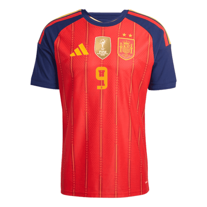 GAVI #9 Spain Home Player Version Jersey World Cup 2026 - Champion