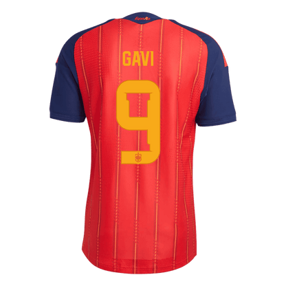 GAVI #9 Spain Home Player Version Jersey World Cup 2026 - Champion