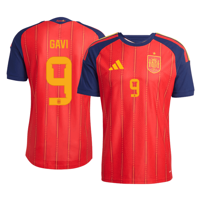 GAVI #9 Spain Home Player Version Jersey World Cup 2026