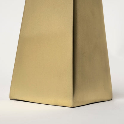 Giza (Set of 2) 4L x 4W Gold Elongated Pyramids