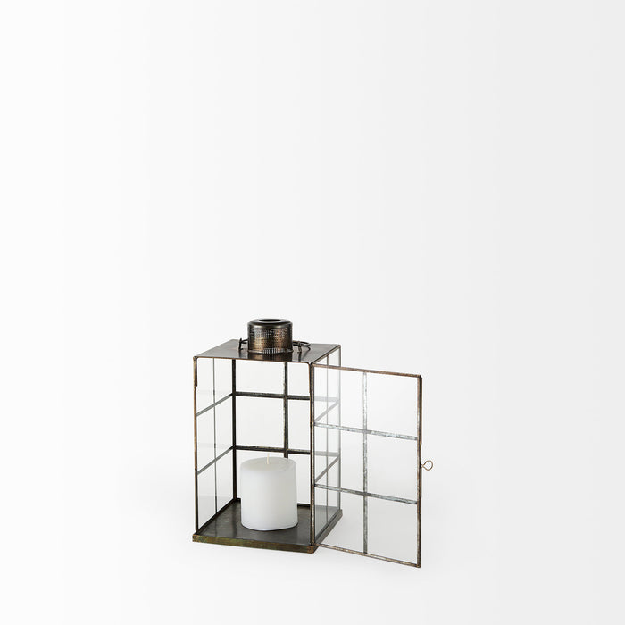 Grimwig (Small) 8L x 8W x 15H LANTERN W/SHEET BASE WITHOUT BEVEL