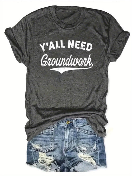 Groundwork Tee - Grey