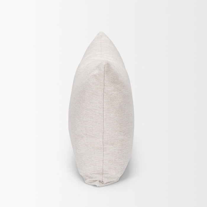 Halston Arm Pillow in Oatmeal Performance Fabric