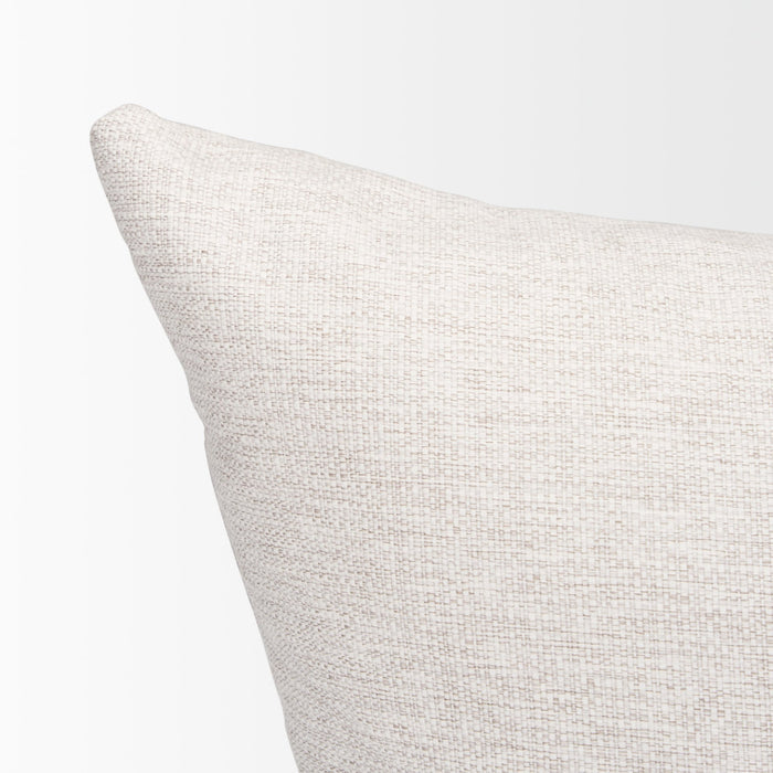 Halston Arm Pillow in Oatmeal Performance Fabric