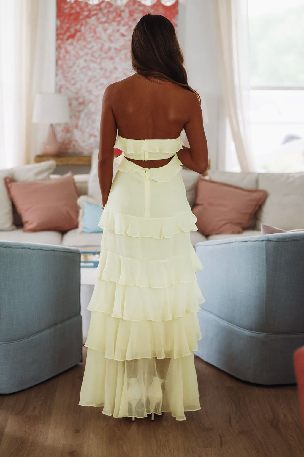 First Class Maxi Dress - Yellow