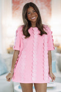 Be Mine Mini Dress - Pink