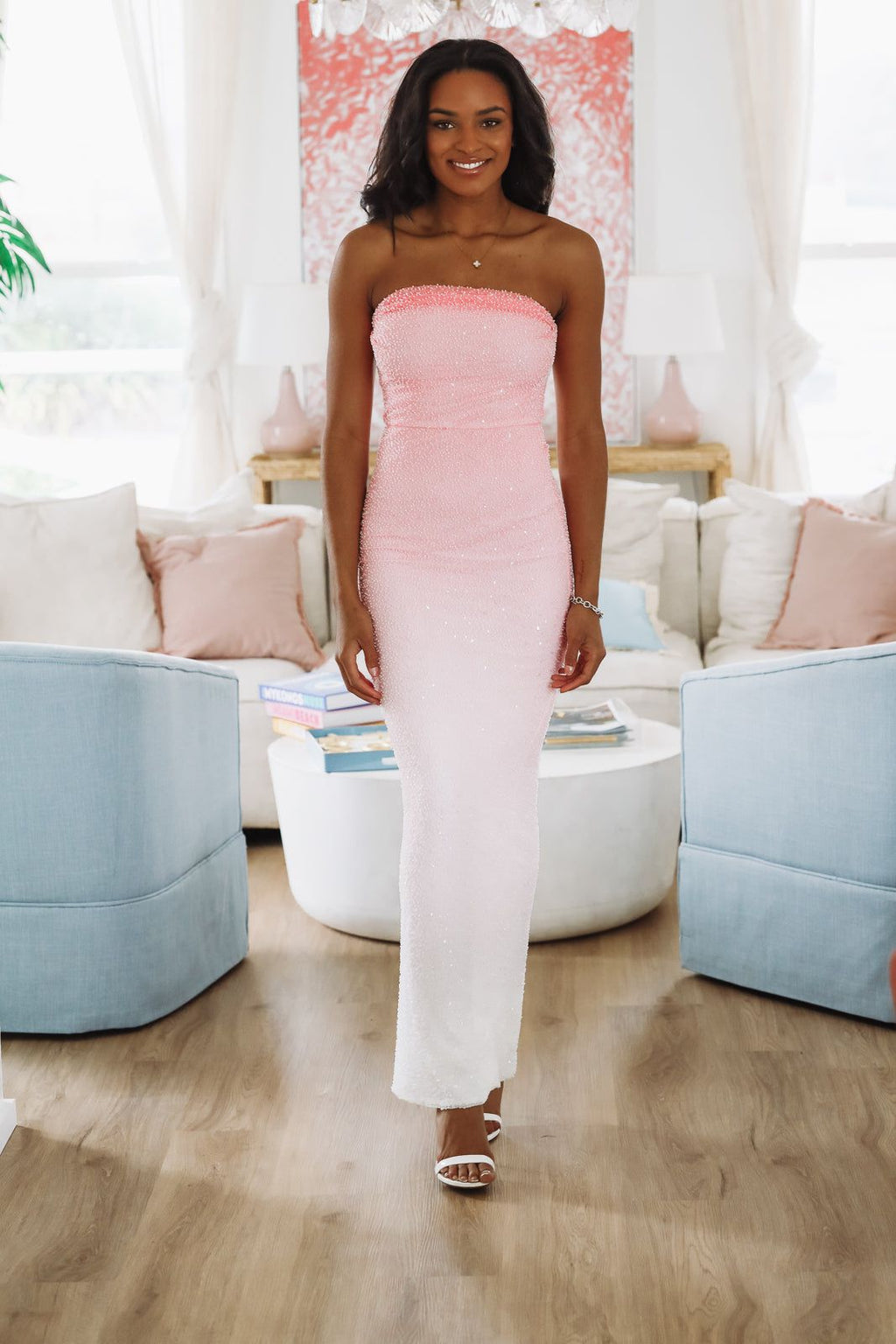 I'm Gorgeous Maxi Dress - Pink