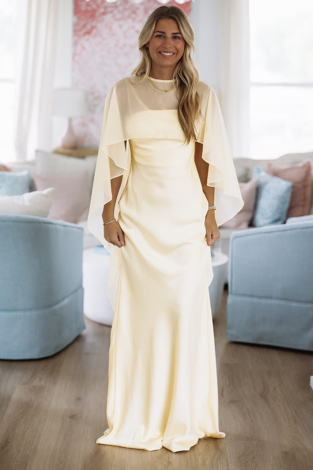 Aura Maxi Dress - Butter Yellow