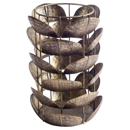 Henley I Small Bronze Metal Decorative Table Candle Holder