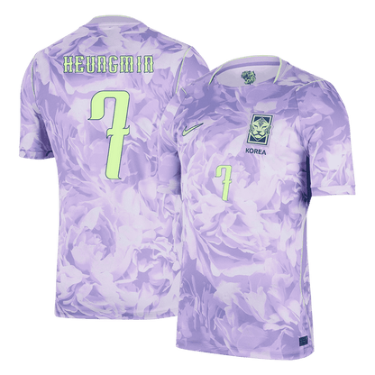 HEUNGMIN #7 South Korea Away Soccer Jersey World Cup 2026
