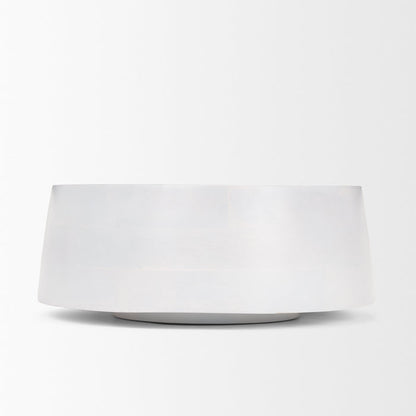 Kadara White Washed Solid Wood Decorative Bowl