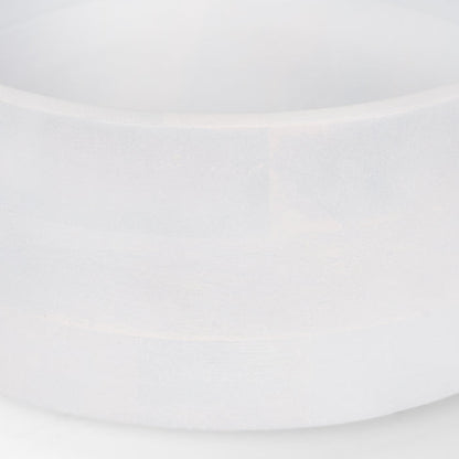Kadara White Washed Solid Wood Decorative Bowl