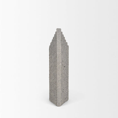 Kael Resin Textured Sandstone Decorative Object