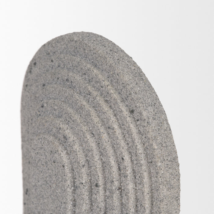 Kael Resin Textured Sandstone Decorative Object