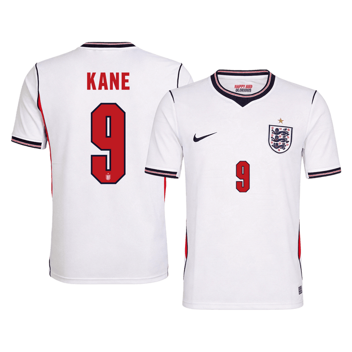 KANE #9 England Home Soccer Jersey World Cup 2026
