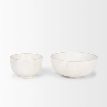 Katora Small Premium Solid White Marble Bowl