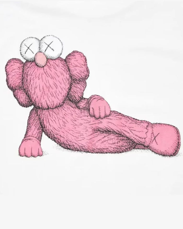KAWS x UNIQLO Short Sleeve Graphic Tee Pink