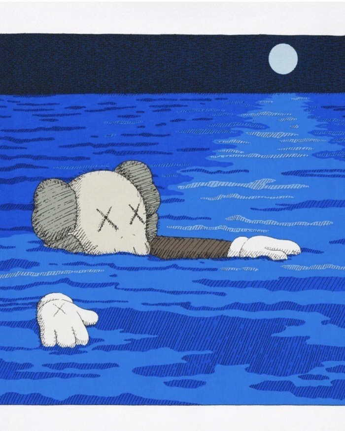 KAWS x UNIQLO Short Sleeve Tee Artbook Blue