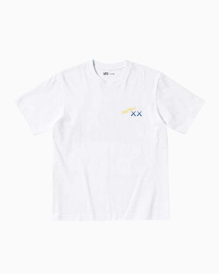 KAWS x Uniqlo Warhol UT Graphic Tee White Blue
