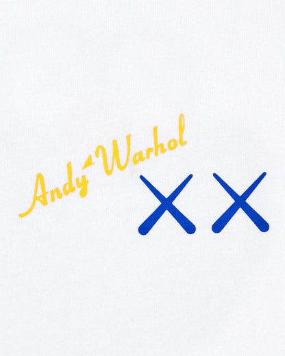 KAWS x Uniqlo Warhol UT Graphic Tee White Blue