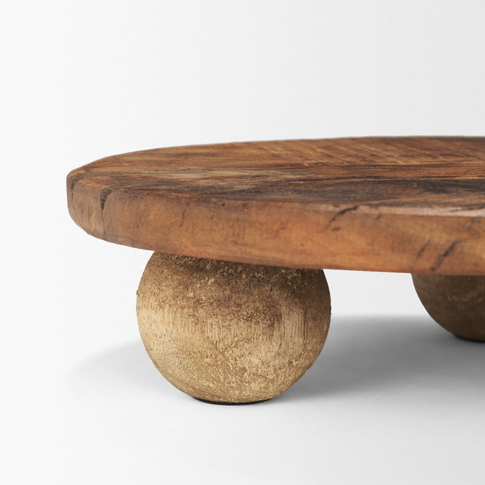 Kerra Small Solid Reclaimed Wood Tray