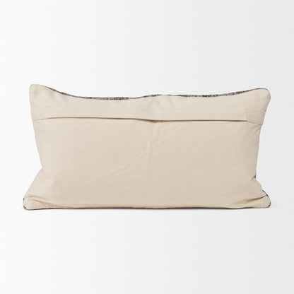 Khloe Taupe Lumbar Pillow Cover