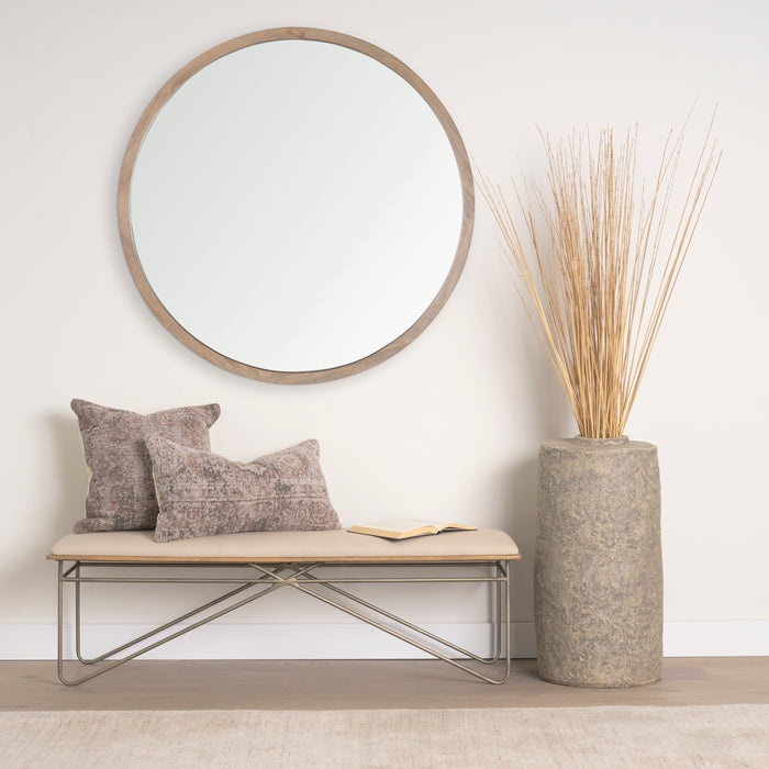 Khloe Taupe Lumbar Pillow Cover