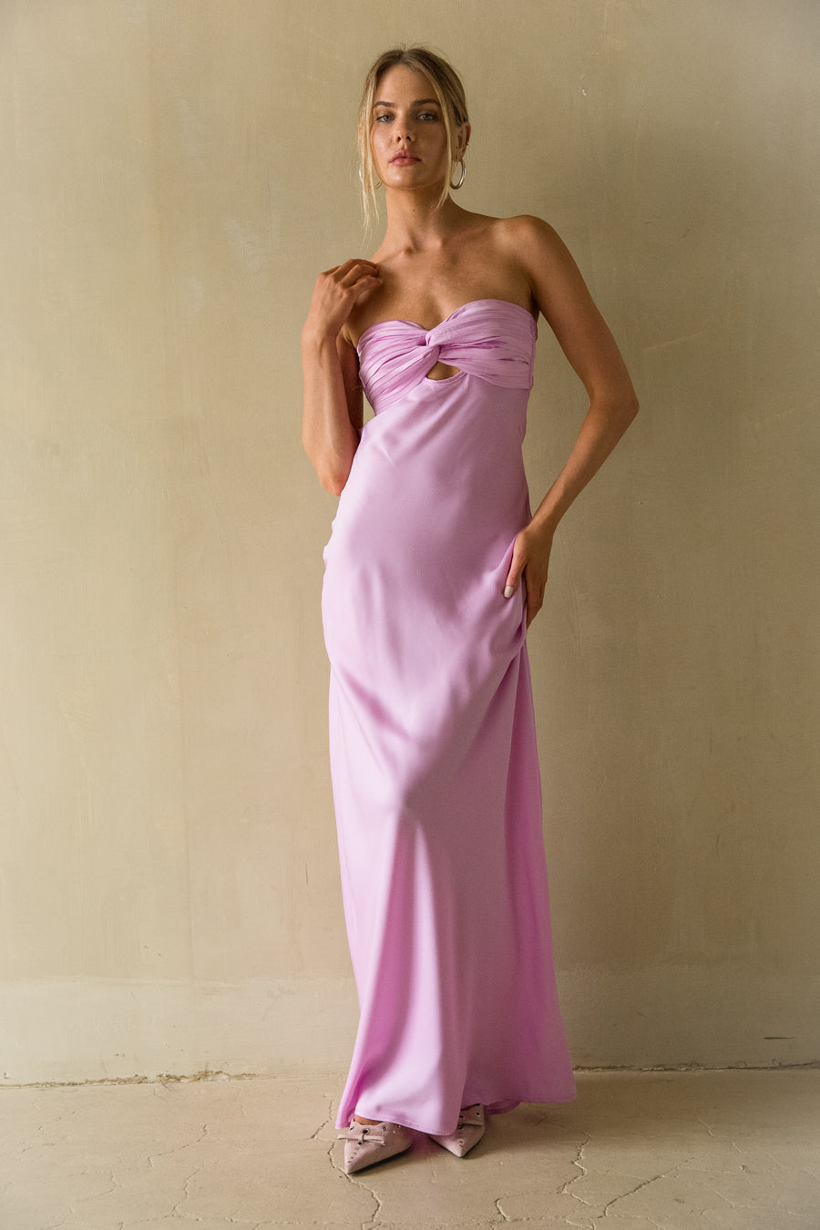 Kira Open Back Maxi Dress