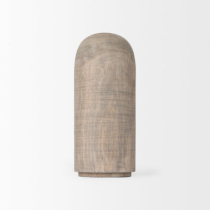 Knox Medium Gray-Wash Wood Decorative Object