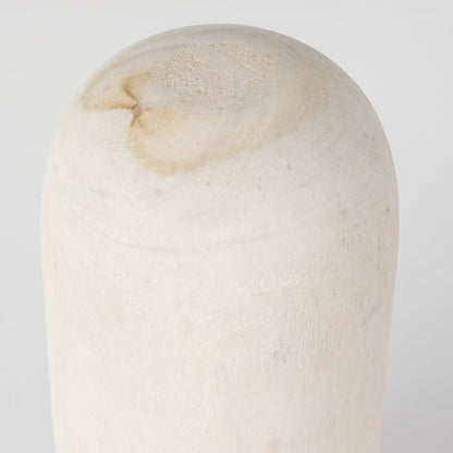 Knox Medium White-Wash Wood Decorative Object
