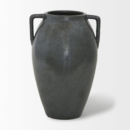 Kora Medium Dark Metallic Double Ear Vase