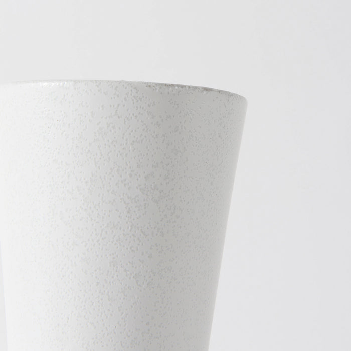 Laforge 9.4H Small White Ceramic Vase