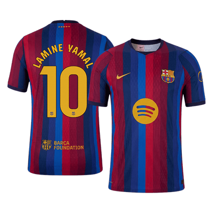LAMINE YAMAL #10 Barcelona Home Player Version Jersey 2026/27
