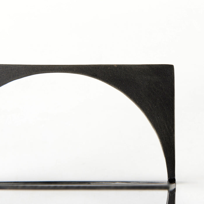 Lima Gunmetal Gray Metal Small Decorative Object