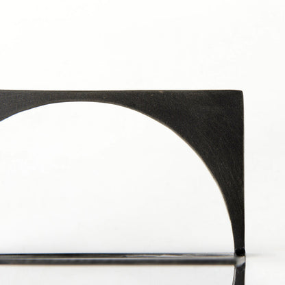 Lima Gunmetal Gray Metal Small Decorative Object