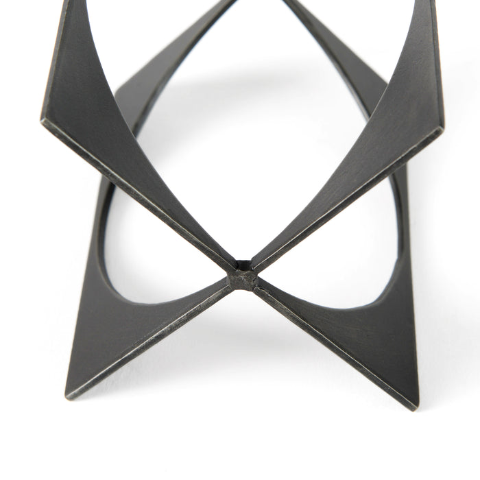 Lima Gunmetal Gray Metal Small Decorative Object