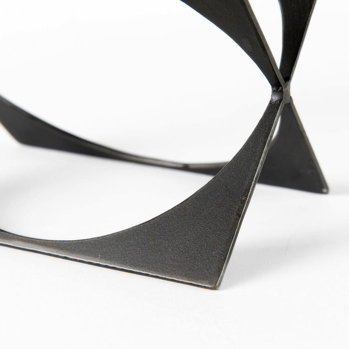 Lima Gunmetal Gray Metal Small Decorative Object