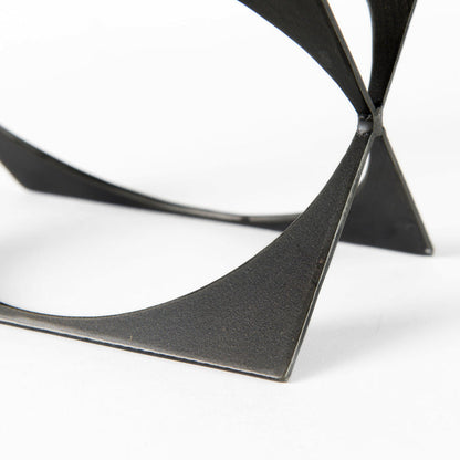 Lima Gunmetal Gray Metal Small Decorative Object