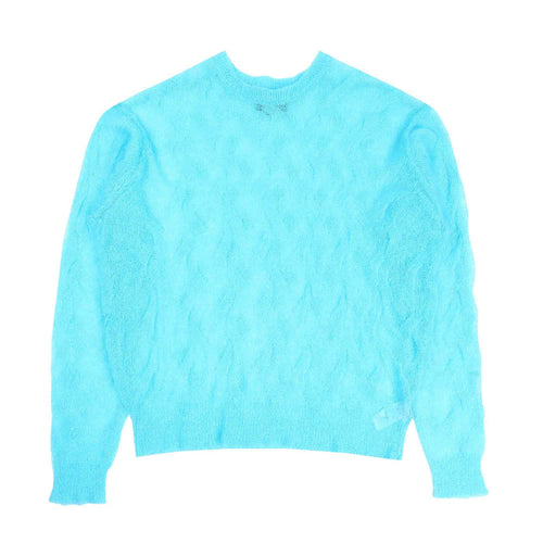 LOOSE KNIT CROSS CABLE