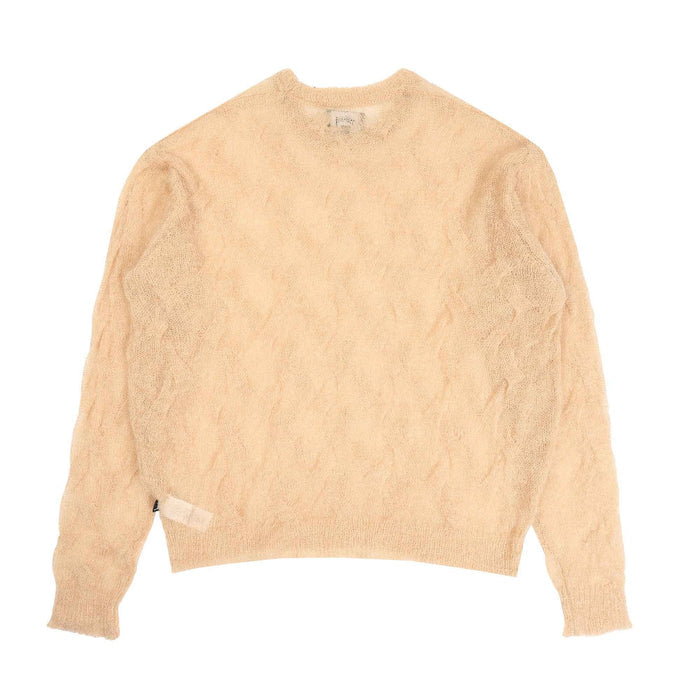 LOOSE KNIT CROSS CABLE